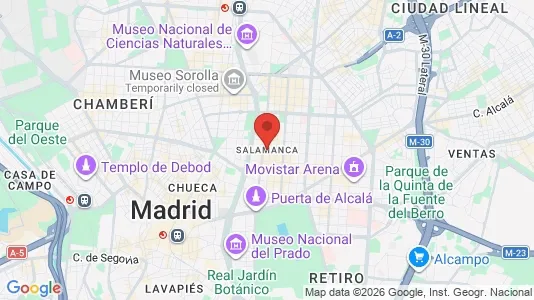 Apartments for rent in Madrid Salamanca - Photo from Google Street View