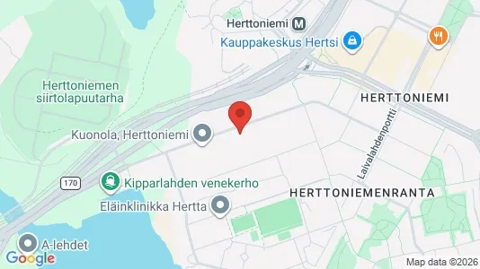 Apartments for rent i Helsinki Kaakkoinen - kort over placeringen
