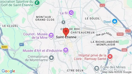 Apartments for rent in Saint-Étienne - Photo from Google Street View