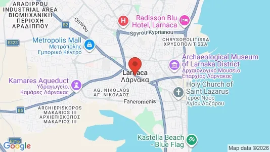 Apartments for rent in Larnaca - Photo from Google Street View