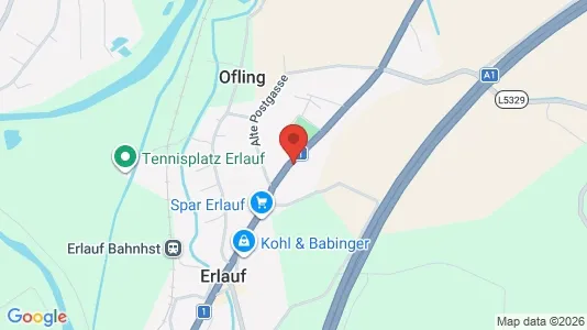 Apartments for rent i Erlauf - kort over placeringen