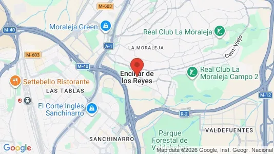 Apartments for rent i El Encinar de los Reyes - kort over placeringen