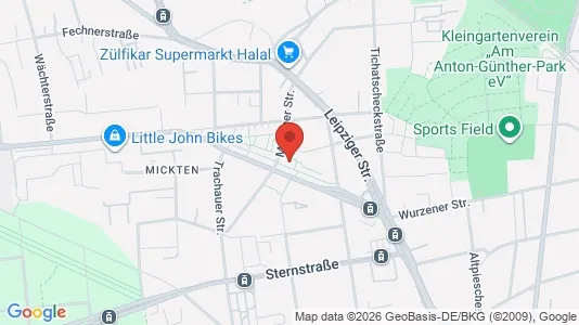 Apartments for rent i Central Saxony - kort over placeringen