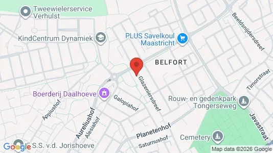 Apartments for rent i Maastricht - kort over placeringen