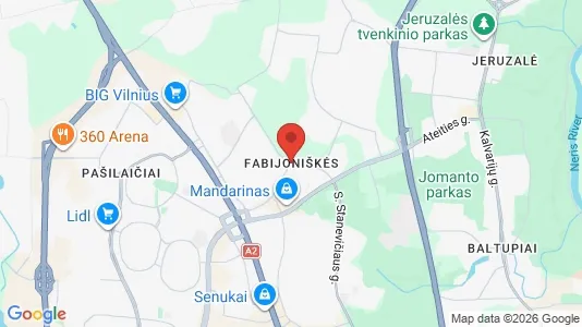 Apartments for rent in Vilnius Fabijoniškės - Photo from Google Street View