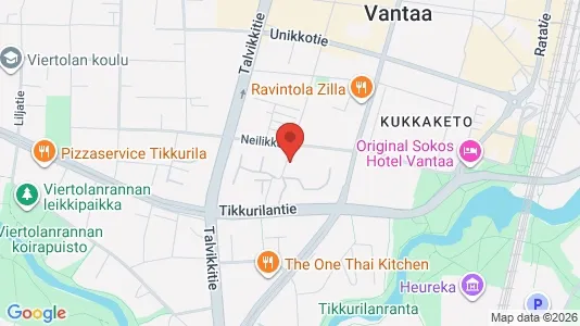 Apartments for rent i Vantaa - kort over placeringen