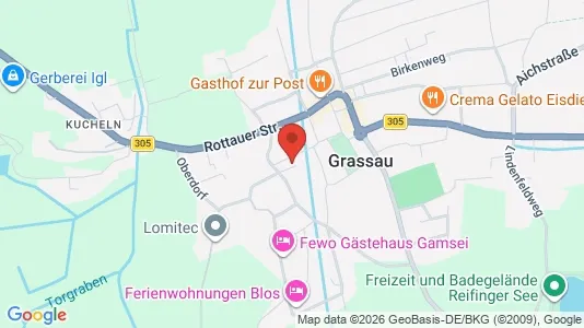 Apartments for rent i Traunstein - kort over placeringen