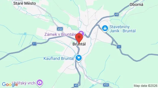 Apartments for rent in Bruntál - Photo from Google Street View