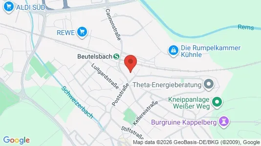 Apartments for rent i Rems-Murr-Kreis - kort over placeringen