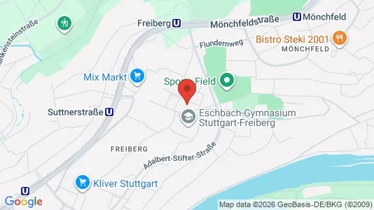 Apartments for rent i Stuttgart Mühlhausen - kort over placeringen