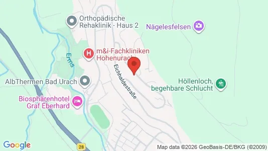 Apartments for rent i Reutlingen - kort over placeringen