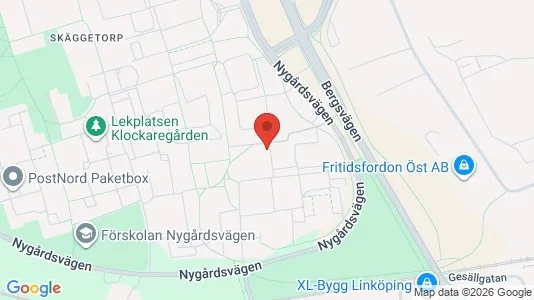 Apartments for rent i Linköping - kort over placeringen