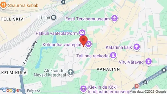 Apartments for rent i Tallinn Kesklinna - kort over placeringen