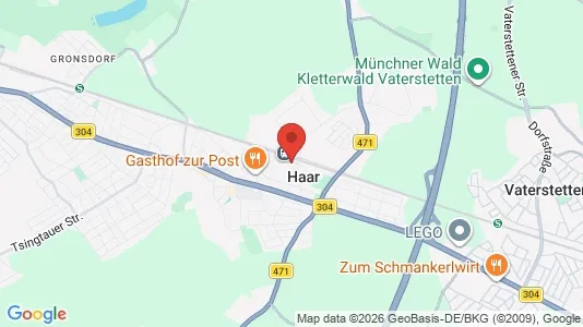 Houses for rent i Haar - kort over placeringen