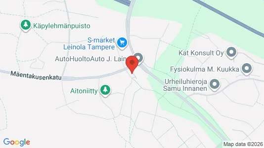 Apartments for rent i Tampere Koillinen - kort over placeringen