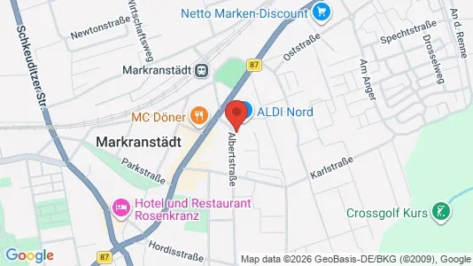 Apartments for rent i Central Saxony - kort over placeringen