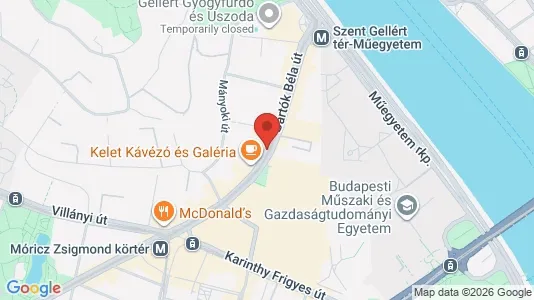 Apartments for rent i Budapest Újbuda - kort over placeringen
