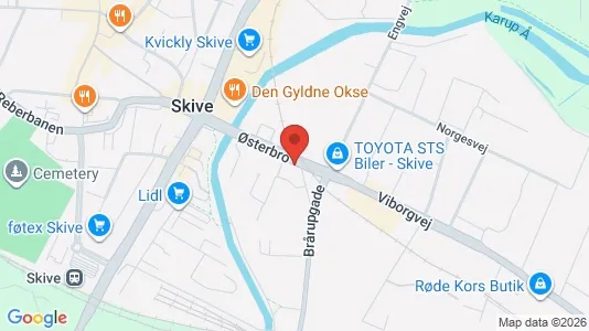 Apartments for rent in Skive - Photo from Google Street View