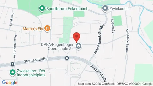 Apartments for rent i Zwickau - kort over placeringen