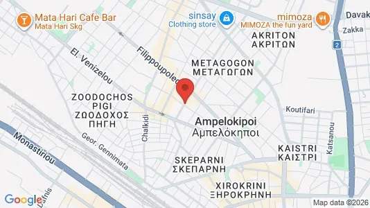Apartments for rent in Ampelokipoi-Menemeni - Photo from Google Street View