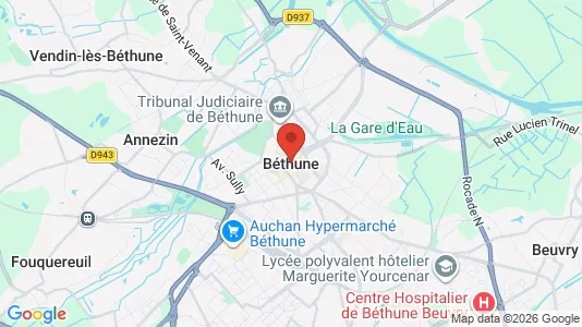 Houses for rent in Béthune - Photo from Google Street View