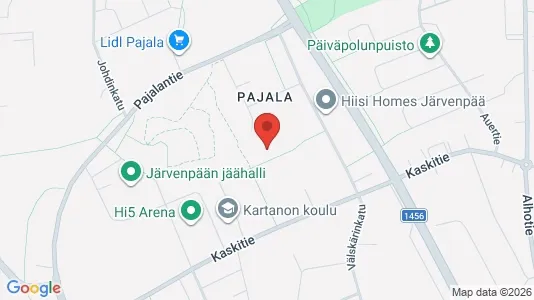Apartments for rent i Järvenpää - kort over placeringen