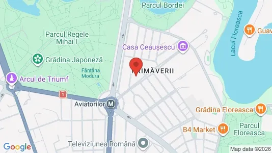 Apartments for rent i Bucharest - Sectorul 1 - kort over placeringen