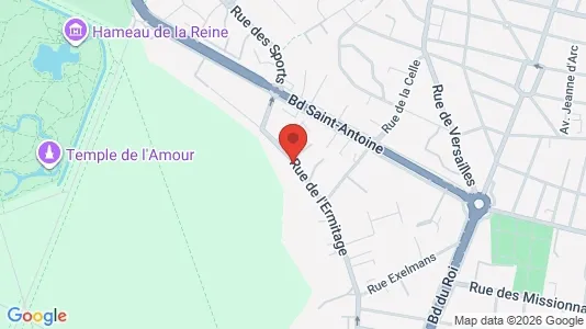 Apartments for rent i Paris 16ème arrondissement (South) - kort over placeringen