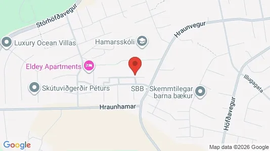 Apartments for rent i Vestmannaeyjar - kort over placeringen