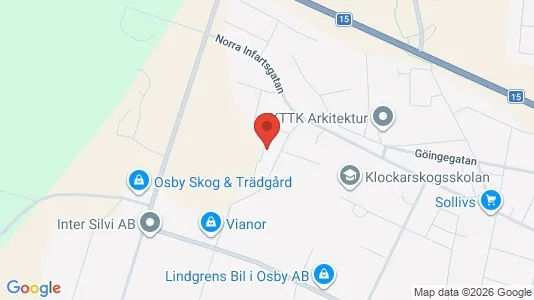 Apartments for rent in Osby - Photo from Google Street View