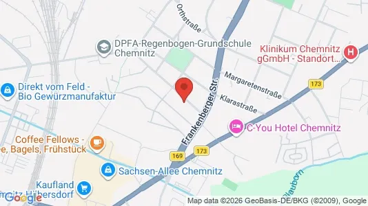 Apartments for rent in Chemnitz - Photo from Google Street View