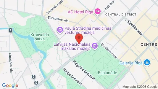 Apartments for rent i Riga Centrs - kort over placeringen