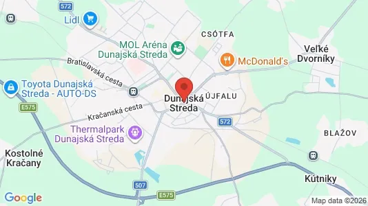 Houses for rent in Dunajská Streda - Photo from Google Street View