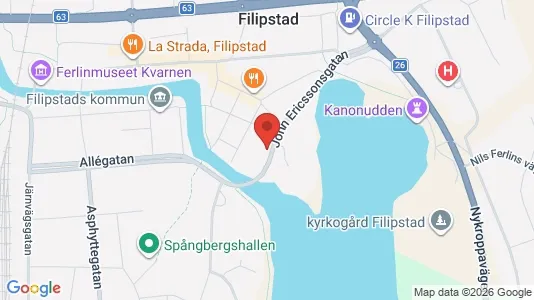Apartments for rent i Filipstad - kort over placeringen