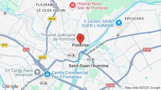 Apartments for rent in Pontoise - Photo from Google Street View
