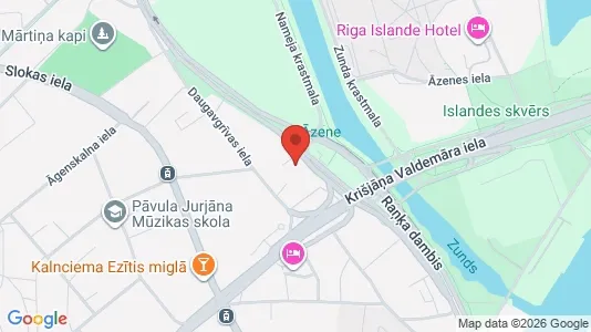 Apartments for rent i Riga Āgenskalns - kort over placeringen