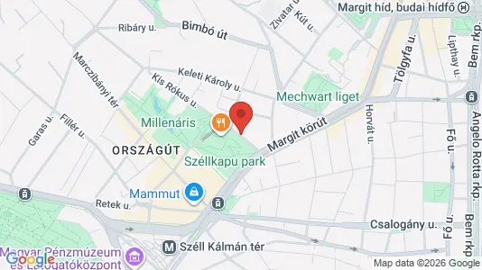 Apartments for rent i Budapest II. kerület - kort over placeringen