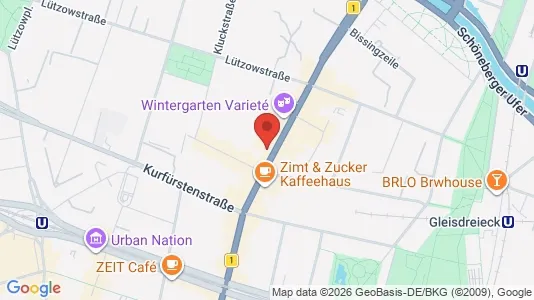 Apartments for rent i Berlin Mitte - kort over placeringen
