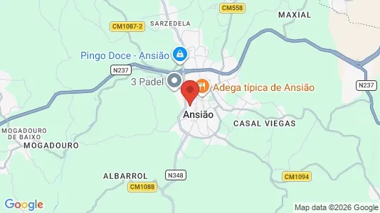 Apartments for rent i Ansião - kort over placeringen