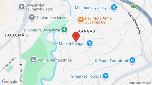 Apartments for rent i Jyväskylä - kort over placeringen