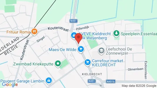 Apartments for rent i Beveren - kort over placeringen
