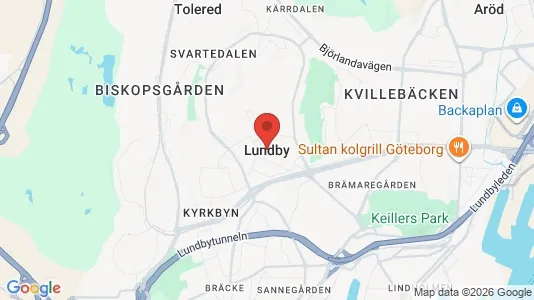 Rooms for rent in Lundby - Photo from Google Street View