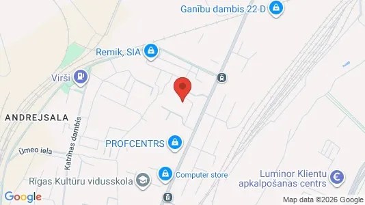 Apartments for rent i Riga Centrs - kort over placeringen