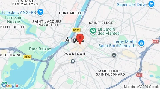 Apartments for rent in Angers - Photo from Google Street View