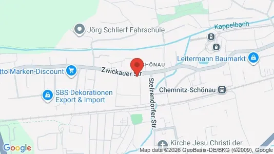 Apartments for rent in Chemnitz - Photo from Google Street View