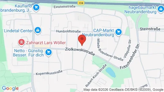 Apartments for rent i Mecklenburgische Seenplatte - kort over placeringen