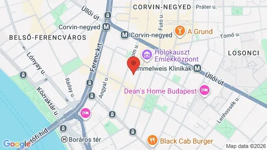 Apartments for rent in Budapest Ferencváros - Photo from Google Street View