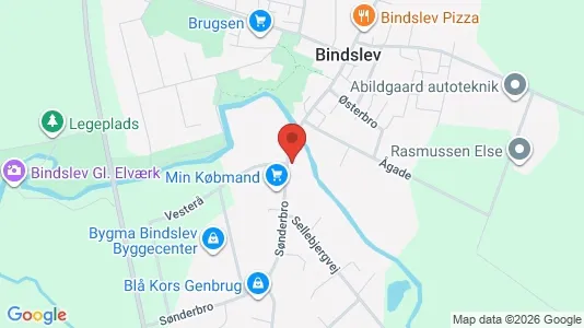 Apartments for rent i Bindslev - kort over placeringen