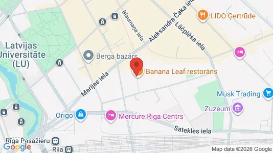 Apartments for rent i Riga Centrs - kort over placeringen
