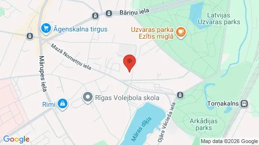 Apartments for rent i Riga Avoti - kort over placeringen